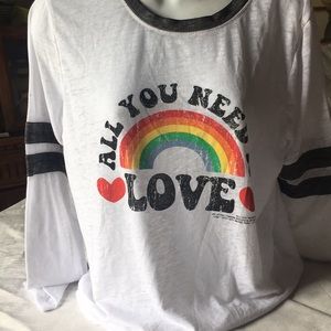 “All you need us love” The Beatles long sleeve tee